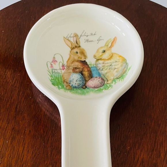 Easter Bunny Effetti Large Spoon Rest - Picture 1 of 3